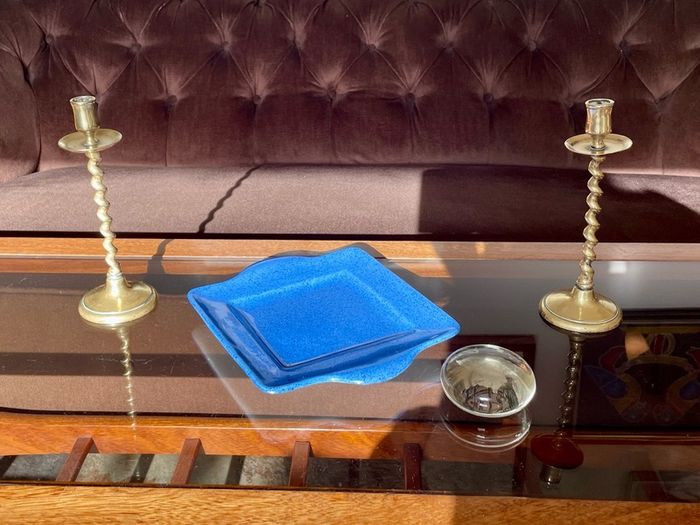 Vintage Brass Single Barley Twist Candlesticks Pair Spiral Candle Holders