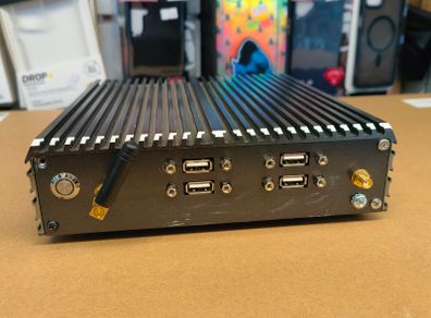 Fanless Industrial Mini PC Intel Core i7-6500U, 16GB, 256GB SSD, Windows 10 Pro  RS232 HDMI VGA