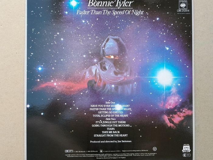 Bonnie Tyler Faster Than The Speed Of Night  album