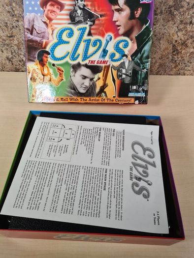 Elvis the Game trivia board game CADACO vintage 2000