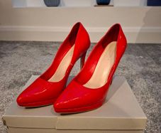 Beautiful red high heels, Carvela