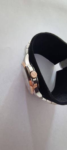 (New) Gucci Rose Gold Classic Two Tone Watch, Swiss Made