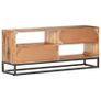 TV cabinet 120x30x50 cm Rough Acacia Wood Image 3