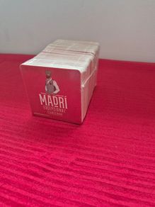 Brand New Sealed Pack of 100 Madri Excepcional Beer Mats Coasters