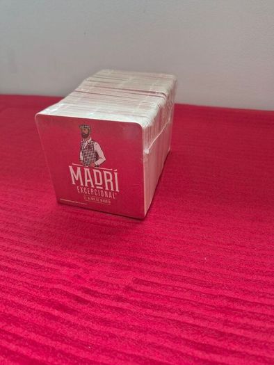 Brand New Sealed Pack of 100 Madri Excepcional Beer Mats Coasters