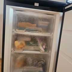 Currys Essentials Black Under-Counter Freezer 83L