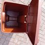 Brown Rubbermaid bin with step on pedal Image 3