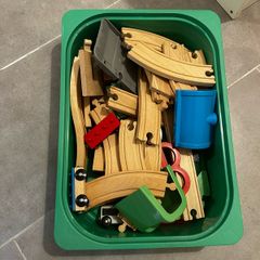 Ikea Lillabo Wooden Train Set