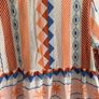 NEW Jacquard 3/4 Sleeve Tiered Dress Image 5