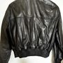 Mango Black Leather Jacket Image 2