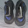 Black and blue Yeezys Image 3