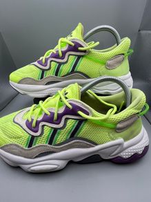 Adidas Ozweego Purple Neon Yellow Green EE5720 Shoes UK 7 EU 40 2\3 Running