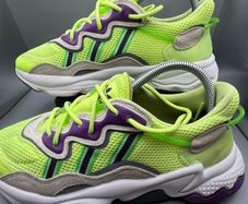 Adidas Ozweego Purple Neon Yellow Green EE5720 Shoes UK 7 EU 40 2\3 Running