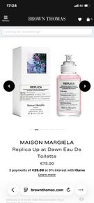 New The Latest Maison Margiela Fragrance Up At Dawn Edt 30ml