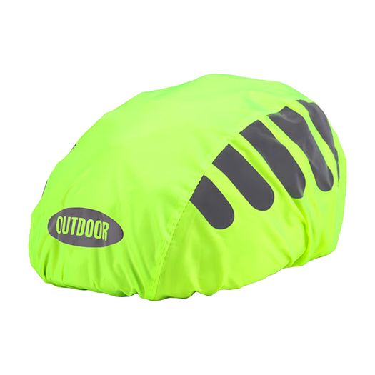 Bike Hi Viz Helmet Rain Cover With Reflective Strip Waterproof Windproof Bicycle Helmet Cover High Visibility Cycling Ride Gear