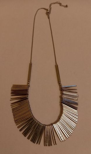 Silvertone Tassel Necklace