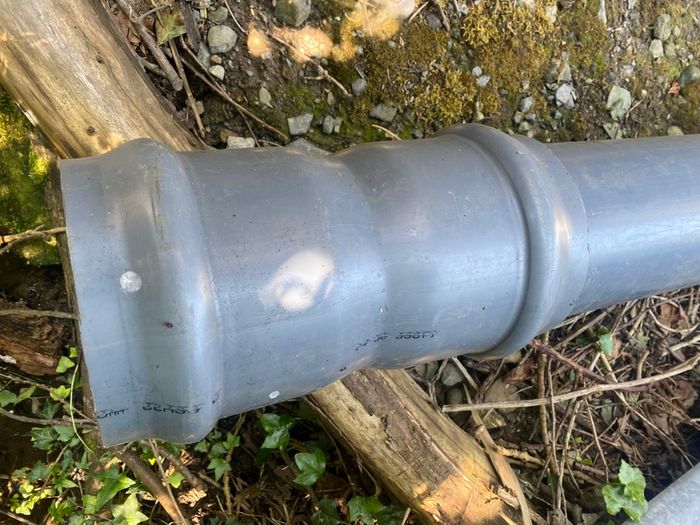 Grey pipe