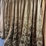 Stunning Bespoke Satin Silk Interlined Curtains 114"/290cm Wide x 88"/224cm Drop Image 3