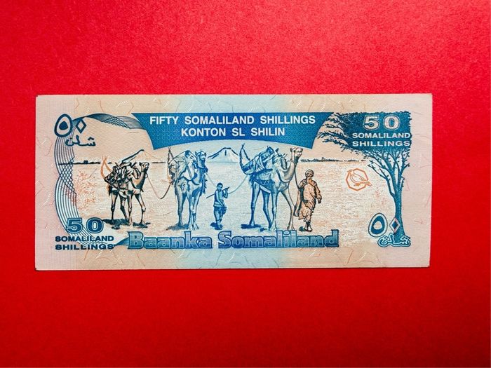 Somaliland  50 Shillings. 1994 Pick 17a  Unc
