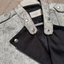 Sandro crincled leather monochrome jacket size 2 10 Image 3