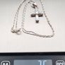 Sterling Silver CZ Cross Necklace On 925 Italian Chain Image 9