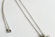 Butterfly silver pendant