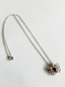 Butterfly silver pendant