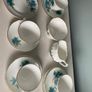Royal Tara china  tea set fabulous blue colour Image 5