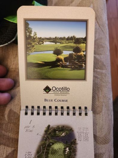 Golf Yardage Book X 2 . Whirlwind Golf Club At Horses Pass And Ocotillo Golf Resort Arizona.  Both In Very Good Condition.