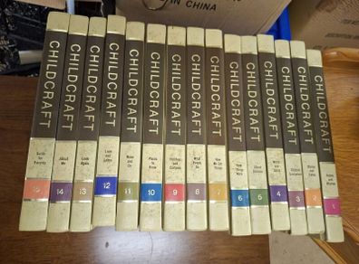 Vintage Childcraft books 1 to 15