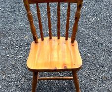 antique wooden chair