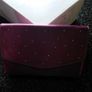 Deep Pink / Purple Shoes w / Matching Bag Image 4