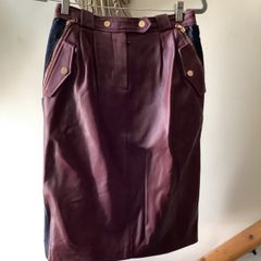 Tommy Hilfiger real leather skirt, IT42 , perfect