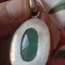 emerald pendant 925 silver Image 2