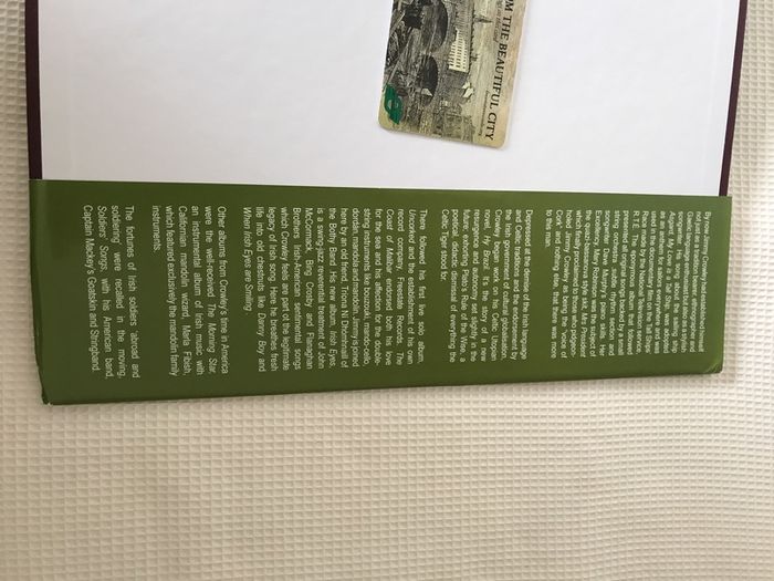 Songs from The Beautiful City - The Cork Urban Ballads - Collected , Edited, and Annotated and signed by by Jimmy Crowley