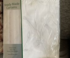 White lace curtains NEW