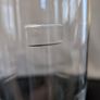 Pair Tall Etched Champagne Flutes Geometric Glass Toasting Glasses 25cm Image 4