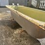 Vintage Avocado Cast Iron Bath Image 2
