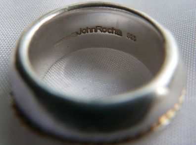 Vintage John Rocha Sterling Silver 925 heavy Ring 16,49g