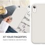 Liquid Silicone Case For iPhone XR Luxury Thin Soft Phone Cover New Grey - FHT7IPXRLK Image 5