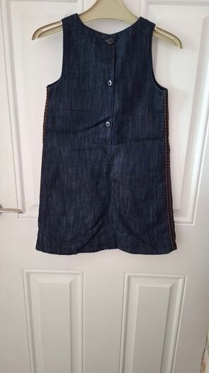 Next dark denim pinafore