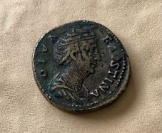 Rome Emperor Faustina 146 AD Sestertius