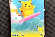 Pokemon Cards Pikachu Set 4 Cards Surfing V VMAX Flying V Base Set Celebrations 25th NM