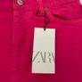 Zara Pink Straight Leg Jeans - High Rise - Size 12 - New with tag Image 2
