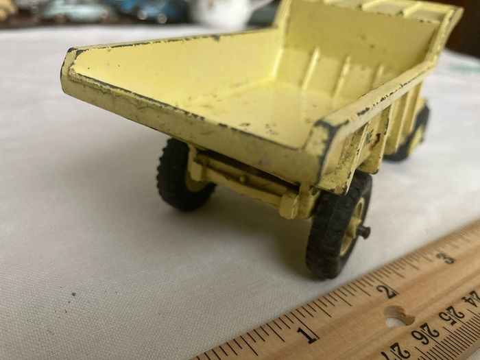 Dinky 965. Euclid rear dump truck. Great paintwork.