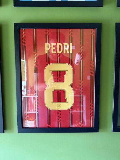 Kids football jersey picture frames
