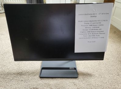 Lenovo IdeaCentre AIO 3 Ryzen 5 12GB 512GB SSD Desktop PC
