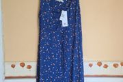 womens RIP CURL beach nomadic sun dress pacific blue floral pattern Size 12 medium  BRAND NEW BNWT