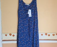 womens RIP CURL beach nomadic sun dress pacific blue floral pattern Size 12 medium  BRAND NEW BNWT