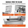 Commercial Deep Fryer, 3000W Electric Countertop Fryer with Basket, 11.6Qt / 11L Stainless Steel Single Oil Fryer with Time & Temp Control, Overheat Protection, for Kitchen Restaurant Use Image 10